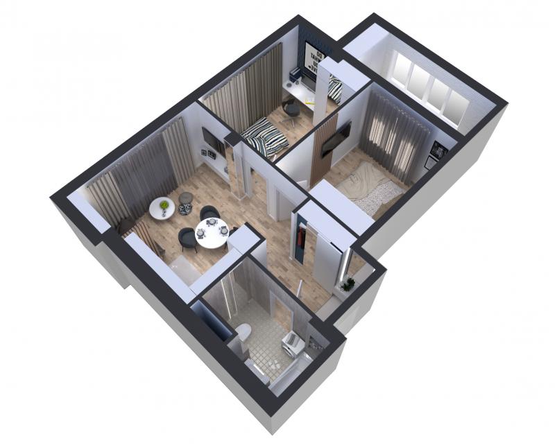 Проект ремонта квартиры тип 1А